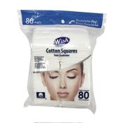Wholesale - 80ct SQUARED COTTON PADS C/P 48, UPC: 191554240124